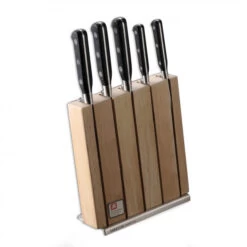 Bloc à Couteaux + 5 Couteaux Sabatier Trompette Richardson