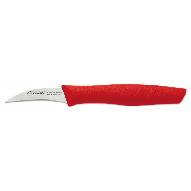 Couteau D'Office Inox 6 Cm Rouge Arcos NOVA 3 Couteau D'Office Inox 6 Cm Rouge Arcos NOVA