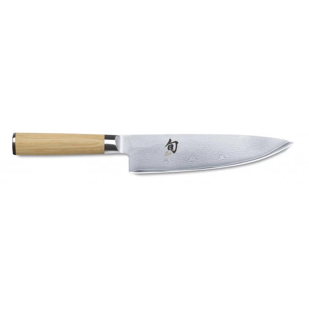 Couteau De Chef 20 Cm Shun Classic White Damas Kai 3 Couteau De Chef 20 Cm Shun Classic White Damas Kai
