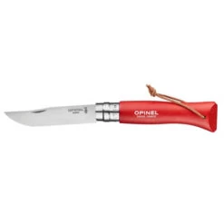 Couteau De Poche Baroudeur Avec Etui Rouge Opinel