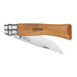 Couteau N°7 En Carbone Sous Blister Opinel -Fournitures De Cuisine couteau n7 en carbone sous blister opinel 1