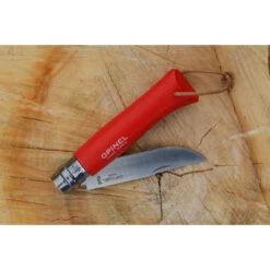 Couteau N°8 Baroudeur Rouge Colorama Opinel -Fournitures De Cuisine couteau n8 baroudeur rouge colorama opinel 1