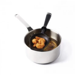 Cuillère Passoire Silicone Noir Express 39 X 10,5 X 4,8 Cm Mastrad -Fournitures De Cuisine cuillere passoire silicone noir express 39 x 105 x 48 cm mastrad 2