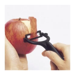 Eplucheur Céramique Rasoir Kyocera Noir Lame 4 Cm -Fournitures De Cuisine eplucheur ceramique rasoir kyocera noir lame 4 cm 1