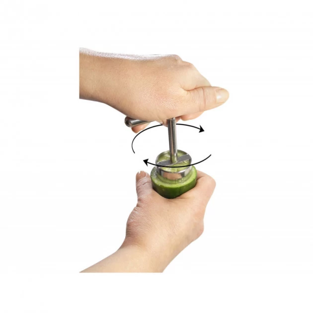 Evideur Fruits Et Légumes Le Petit Farceur Inox La Bonne Graine 5 Evideur Fruits Et Légumes Le Petit Farceur Inox La Bonne Graine – Image 3
