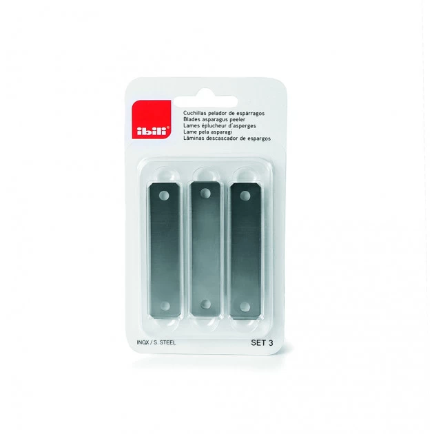 Lame De Rechange Inox Pour Éplucheur à Asperge (x3) Ibili 4 Lame De Rechange Inox Pour Éplucheur à Asperge (x3) Ibili – Image 2