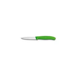 Lot 2 Couteaux D'Office 8 Cm Vert Swiss Classic Victorinox