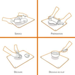 Lot 2 Protections Plaque De Cuisson En Verre Noir Pebbly -Fournitures De Cuisine lot 2 protections plaque de cuisson en verre noir pebbly 1