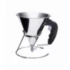 Mini Entonnoir à Piston Inox Noir KWIK De Buyer -Fournitures De Cuisine mini entonnoir a piston inox noir kwik de buyer