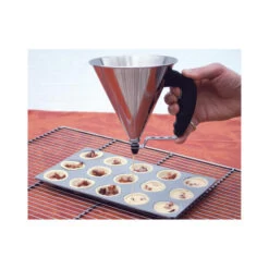 Mini Entonnoir à Piston Inox Noir KWIK De Buyer 8 Mini Entonnoir à Piston Inox Noir KWIK De Buyer -Fournitures De Cuisine mini entonnoir a piston inox noir kwik de buyer 2