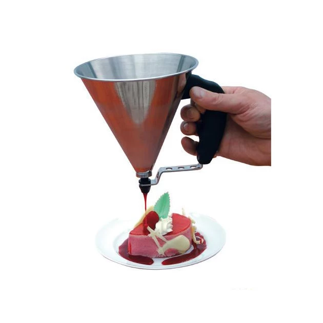 Mini Entonnoir à Piston Inox Noir KWIK De Buyer 6 Mini Entonnoir à Piston Inox Noir KWIK De Buyer – Image 4