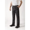 Pantalon De Cuisine Mixte Noir TIMEO T.34 Robur -Fournitures De Cuisine pantalon de cuisine mixte noir timeo t34 robur