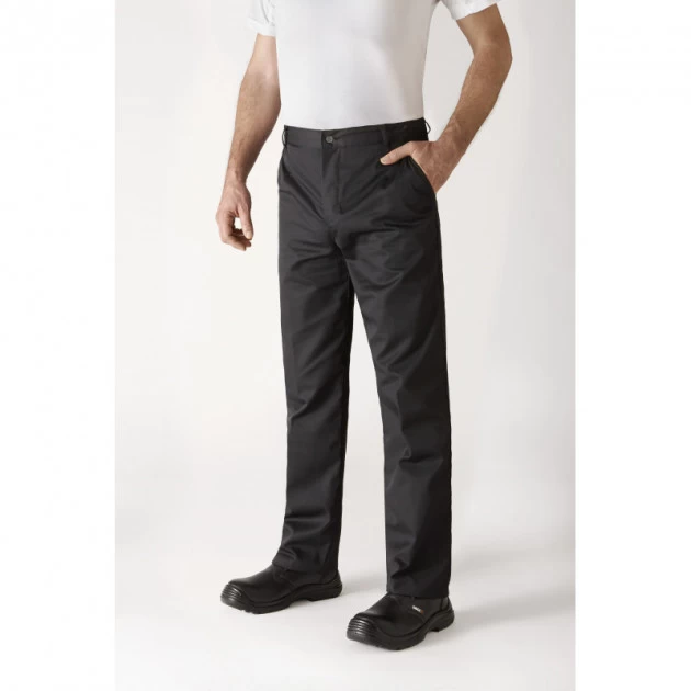 Pantalon De Cuisine Mixte Noir TIMEO T.34 Robur 3 Pantalon De Cuisine Mixte Noir TIMEO T.34 Robur