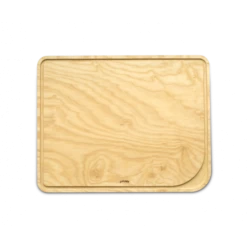 Planche à Découper Bois Avec Rigole 35 X 25 Cm Pebbly