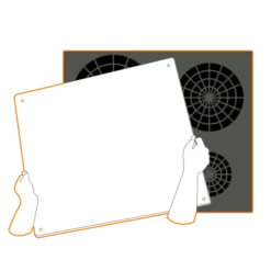 Protection Plaque De Cuisson En Verre 57 X 50 Cm Noir Pebbly -Fournitures De Cuisine protection plaque de cuisson en verre 57 x 50 cm noir pebbly 2