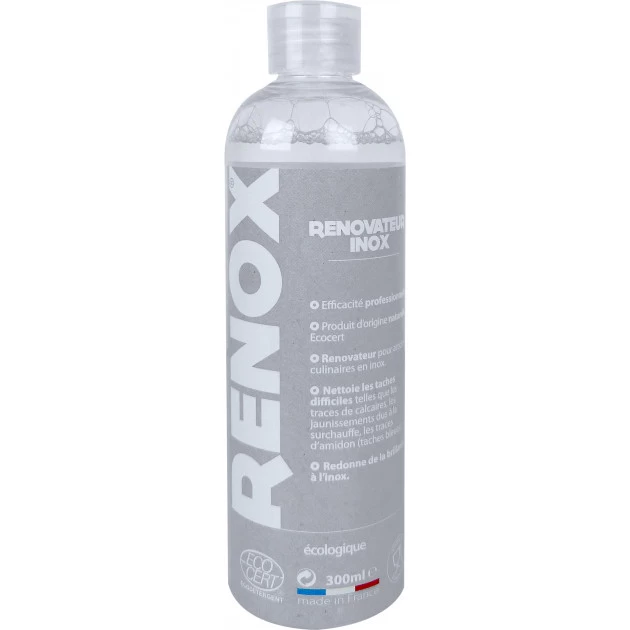RENOX Nettoyant Inox Ecocert Cristel 300 Ml 3 RENOX Nettoyant Inox Ecocert Cristel 300 Ml
