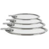 Série De Couvercles Plats En Verre Trempé 14 à 20 Cm Strate Amovible Cristel 1 Série De Couvercles Plats En Verre Trempé 14 à 20 Cm Strate Amovible Cristel -Fournitures De Cuisine serie de couvercles plats en verre trempe 14 a 20 cm strate amovible cristel