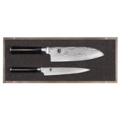 Set Couteau Santoku Et Couteau Universel Shun Classic Damas Kai