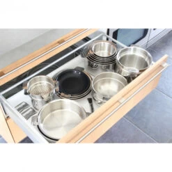 Set De 7 Pièces Mutine Manche Amovible Inox Cristel -Fournitures De Cuisine set de 7 pieces mutine manche amovible inox cristel 2