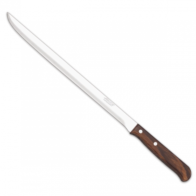 Support Jambon Bois Brun Et Couteau Jambon 25 Cm Arcos 5 Support Jambon Bois Brun Et Couteau Jambon 25 Cm Arcos – Image 3