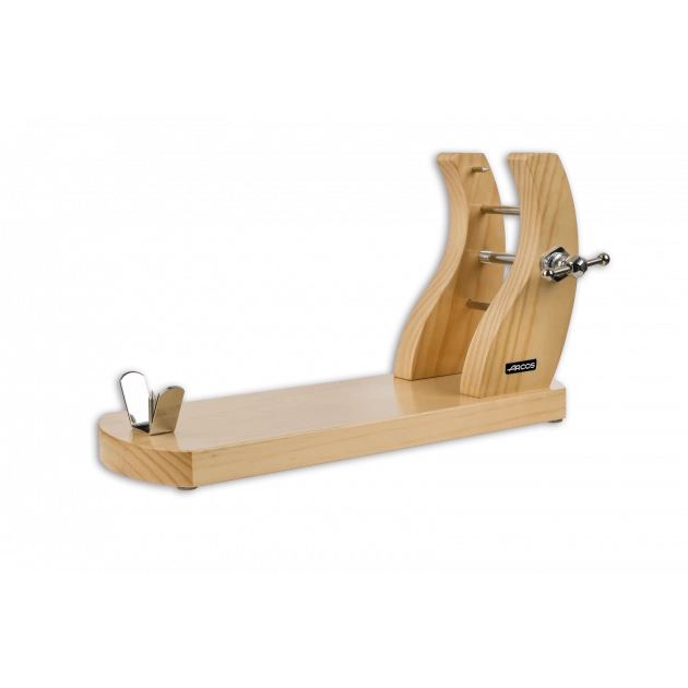 Support Jambon Bois Naturel Et Couteau Jambon 25 Cm Arcos 4 Support Jambon Bois Naturel Et Couteau Jambon 25 Cm Arcos – Image 2