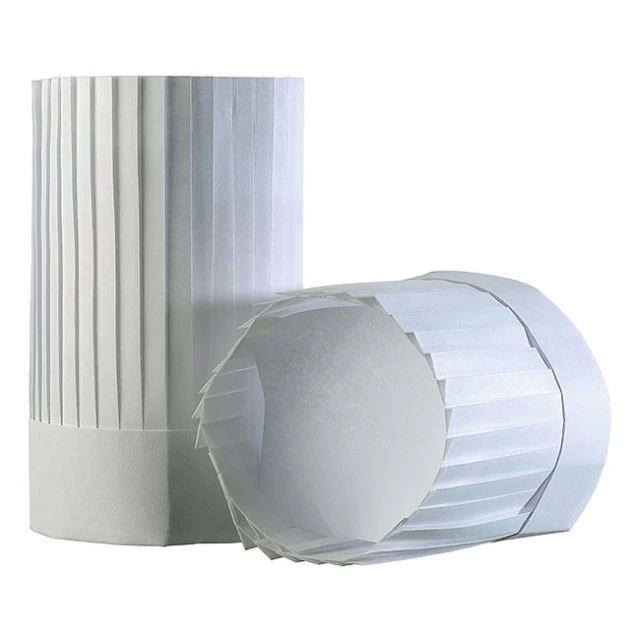 Toque Grand Chef Plissée H 300mm (x10) 3 Toque Grand Chef Plissée H 300mm (x10)