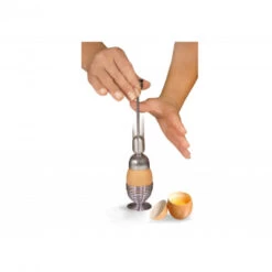 Toqueur à Oeuf Inox La Bonne Graine -Fournitures De Cuisine toqueur a oeuf inox la bonne graine 2