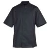 Veste De Cuisine Mixte Noire SIAKA T.3 Robur -Fournitures De Cuisine veste de cuisine mixte noir siaka t3 robur